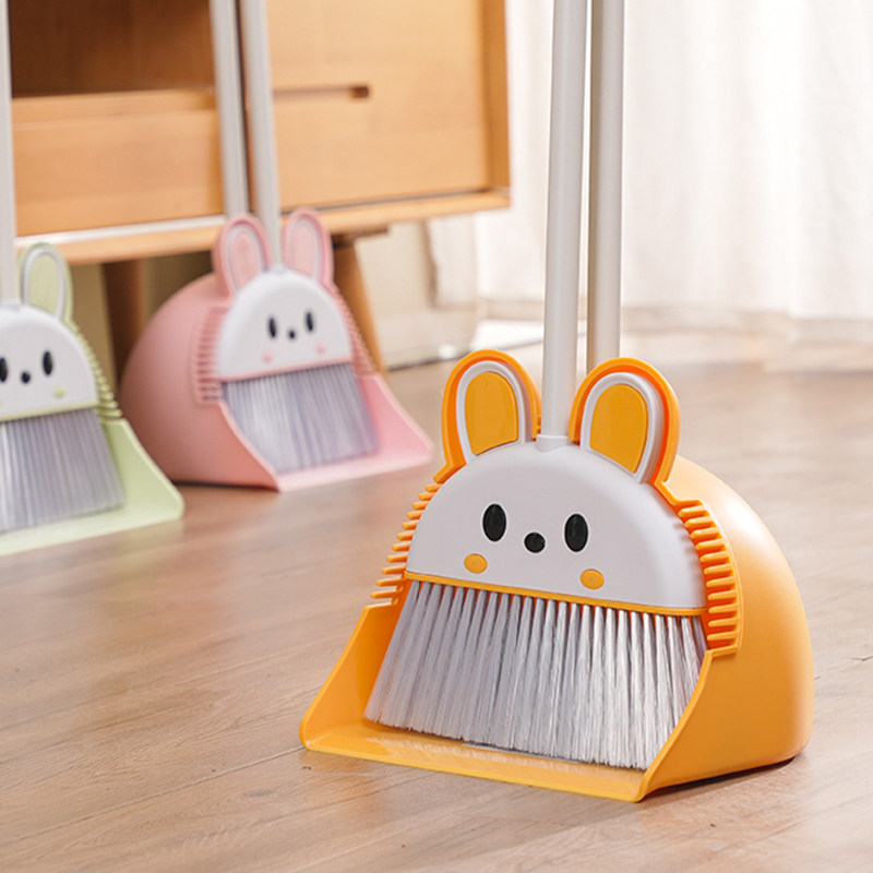 儿童扫地玩具扫把套装过家家迷你扫把簸箕小学生清洁益智玩具拖把