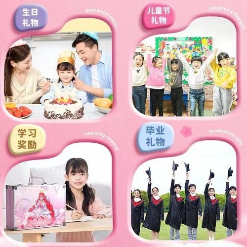 儿童画画套装绘画工具水彩笔套装礼盒小学生幼儿园女童生日礼物