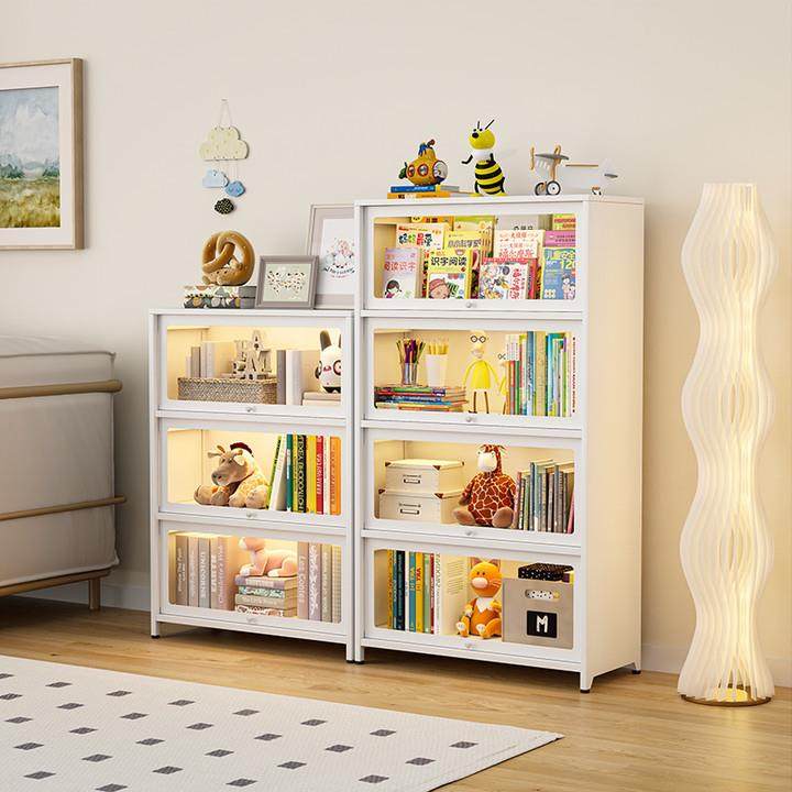 建耀家用钢制书柜带门玻璃展示柜儿童防尘书架铁艺置物架铁皮柜子,鲜花速递/花卉仿真/绿植园艺,割草机/草坪机,淘宝优惠券,粉丝福利购,淘宝优惠卷