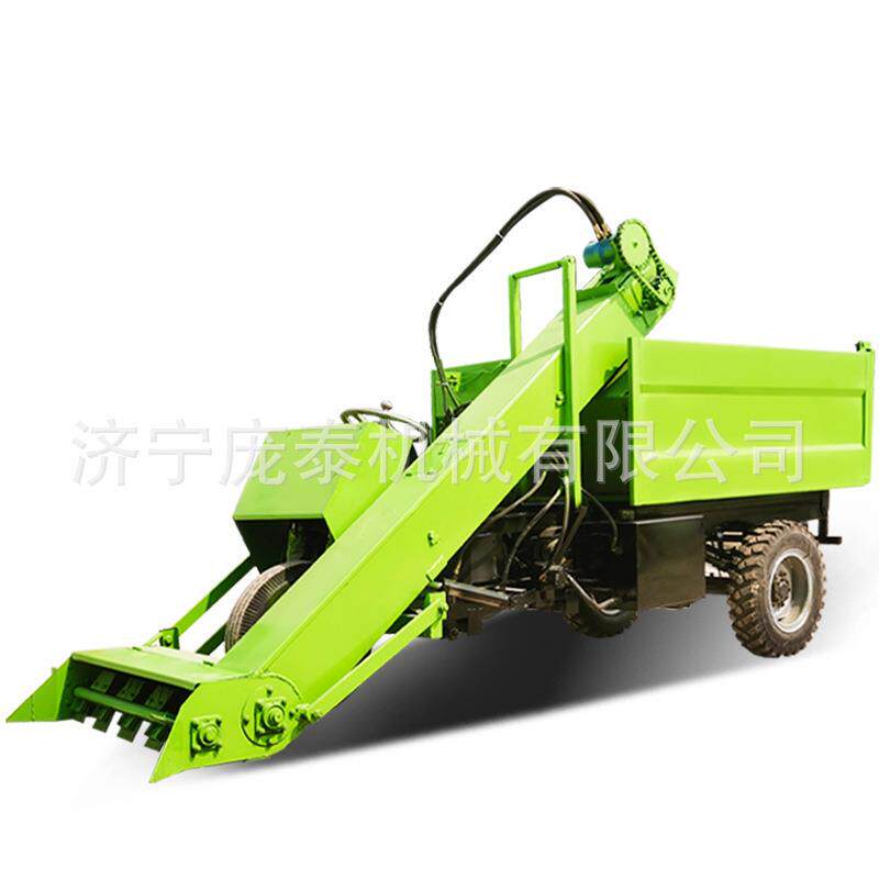 小型养殖场清粪车 2立方牛粪清扫机价格 翻斗自卸畜禽污粪清运车
