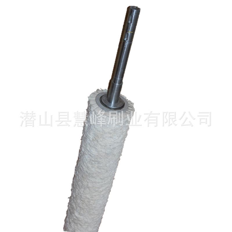 纺织皮革钢琴架子抛光抛光棉布布轮 防羽府绸布抛光布辊除尘刷辊