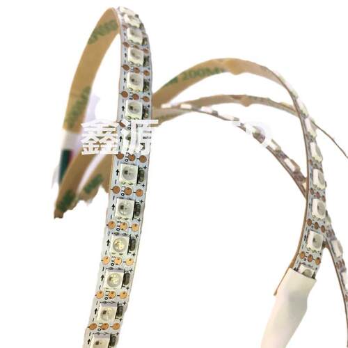 5V 窄板7.2mm144珠 SK6812 3535幻彩LED灯条内置IC全彩可编程灯带