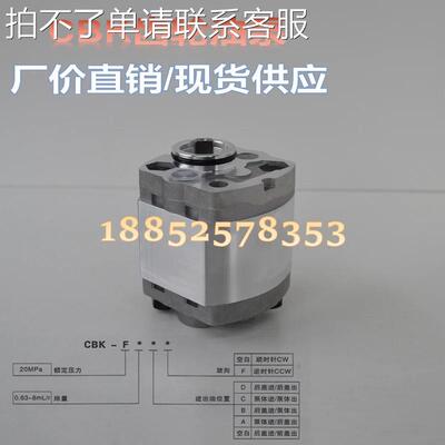 齿轮泵小型液压动力单元配件微型齿轮泵CBK-F2.1 1.6液压齿轮油泵