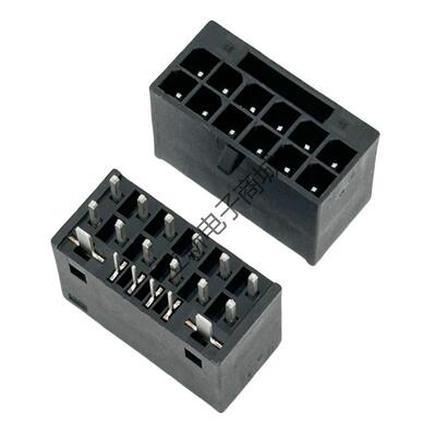 PCI-E5.0显卡16P针座 12+4pin焊座电源座 12VHPWR显卡供电接口