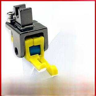 新款平车塑料滚轮高低压脚厚料棉衣皮革止口压明线挡边铁氟龙压脚