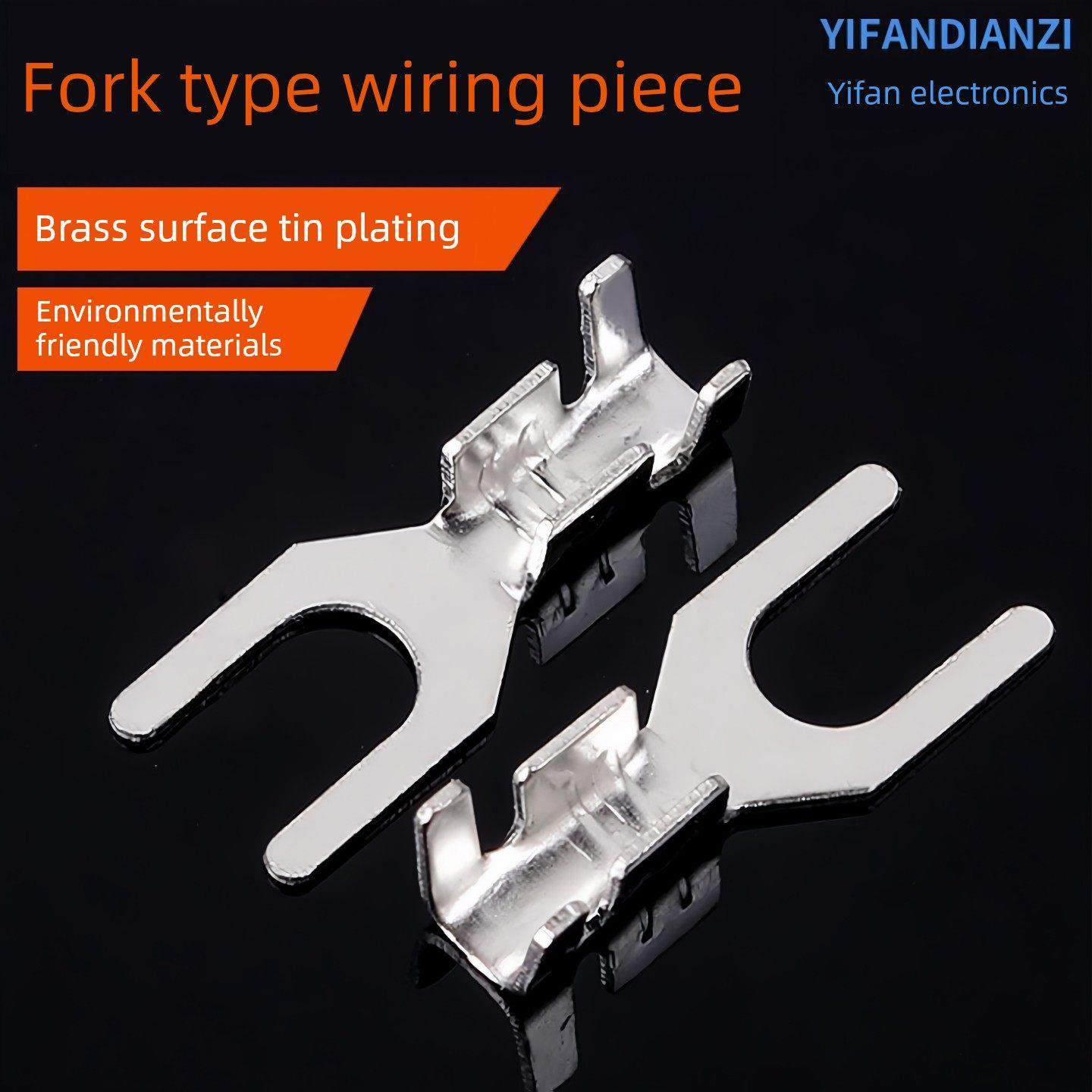 3.2/4.2/5.2叉型接地片冷压接线端子型接线片Y型裸端子汽车接插件,电子/电工,接线端子,淘宝优惠券,粉丝福利购,淘宝优惠卷