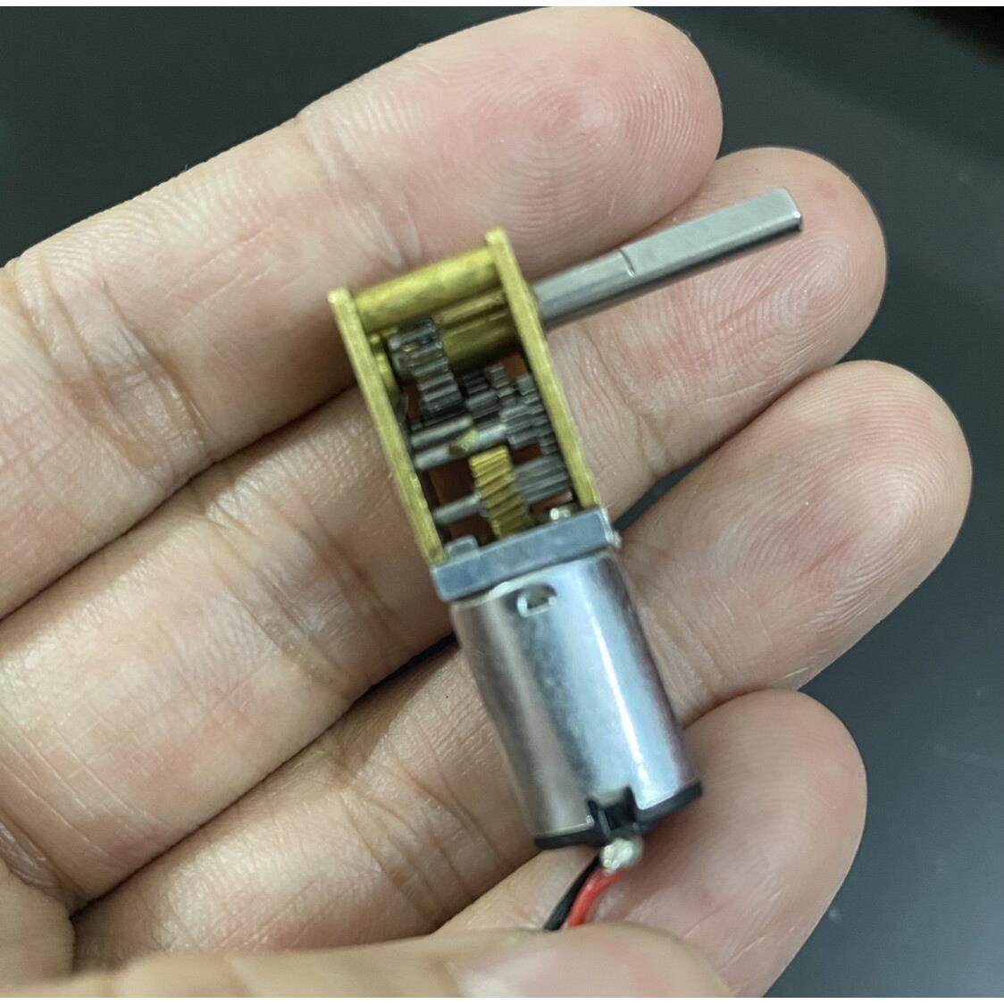 蜗轮蜗杆1218-N20减速电机智能汽车3V6V12V微型直流齿轮低速电机