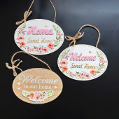 饰挂牌欧式 家庭店铺装 木制门牌创意家居壁饰 田园欢迎光临牌装 新款