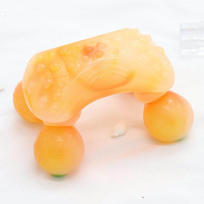 腹部按摩器中老年腰背推拉按摩小工具大肚按摩四轮推腹神器大肚用