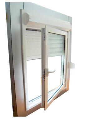 塑钢内开内倒窗带遮阳帘875×1335mm