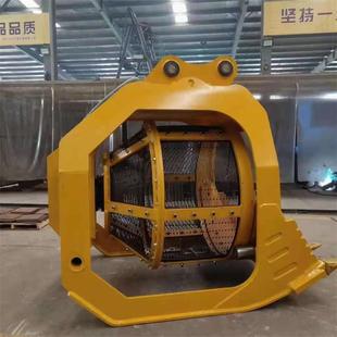 中拓多功能洗沙斗挖机破碎筛分斗大挖机筛分斗