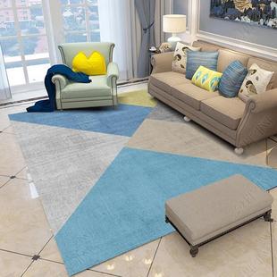 北欧现代简约风格 地毯客厅几何沙发茶几垫卧室床边家用地毯可水洗