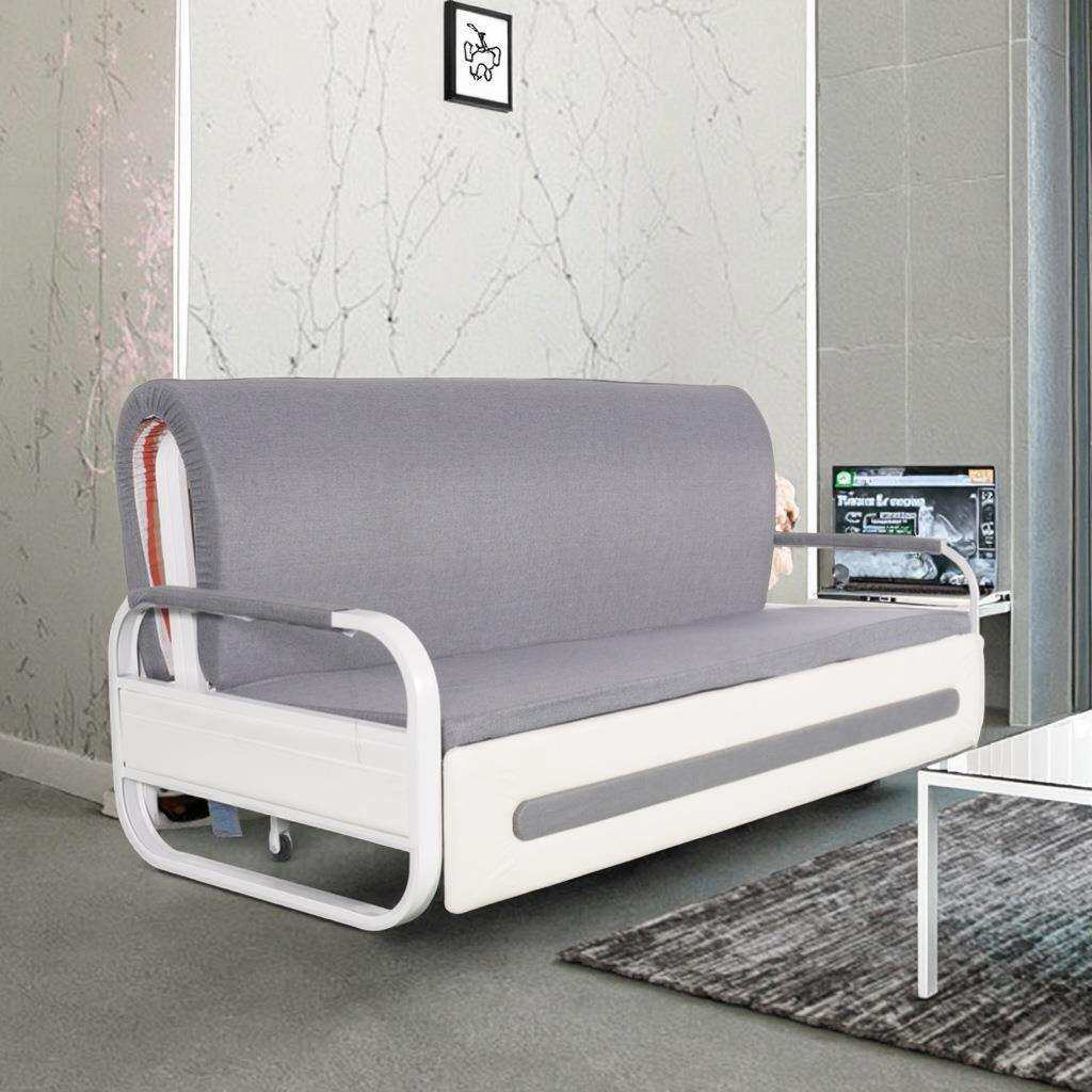 沙发床1米5宽民宿公寓布艺折叠床两用2米宽客厅出租房单人床简约