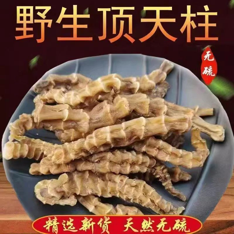 云南顶天柱野生不老草新货地参虫草参中药材煲汤泡茶泡酒料回春草