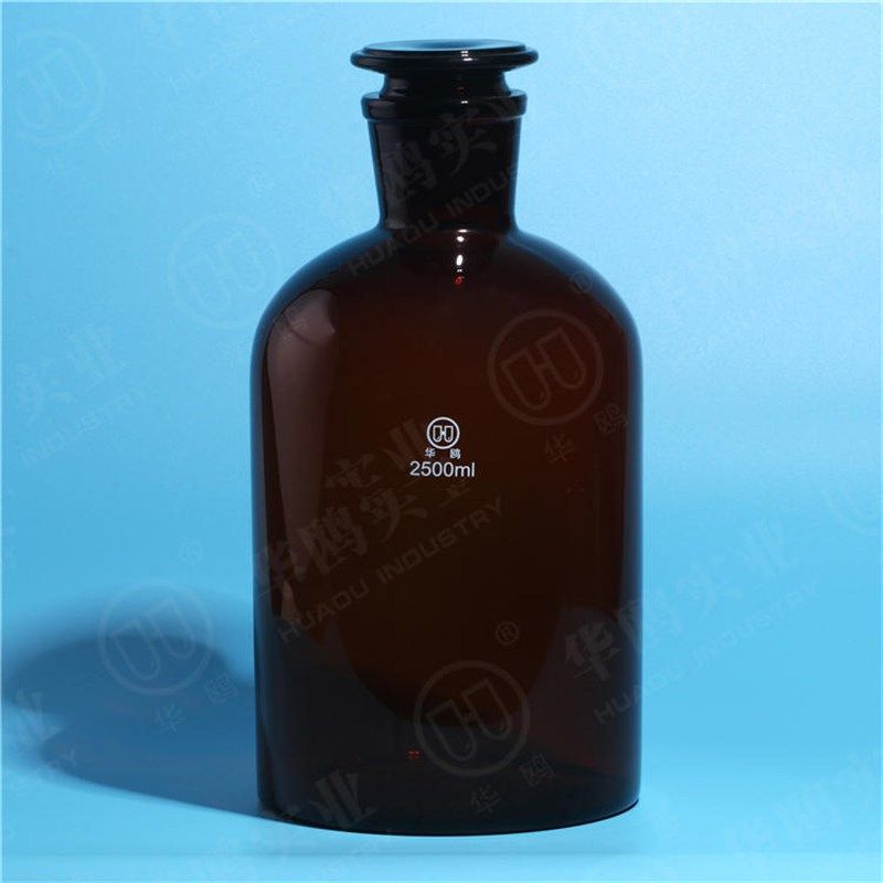棕色小口瓶 玻璃磨口瓶2500 5000 10000ML 1 2.5 5 10L细口试剂瓶