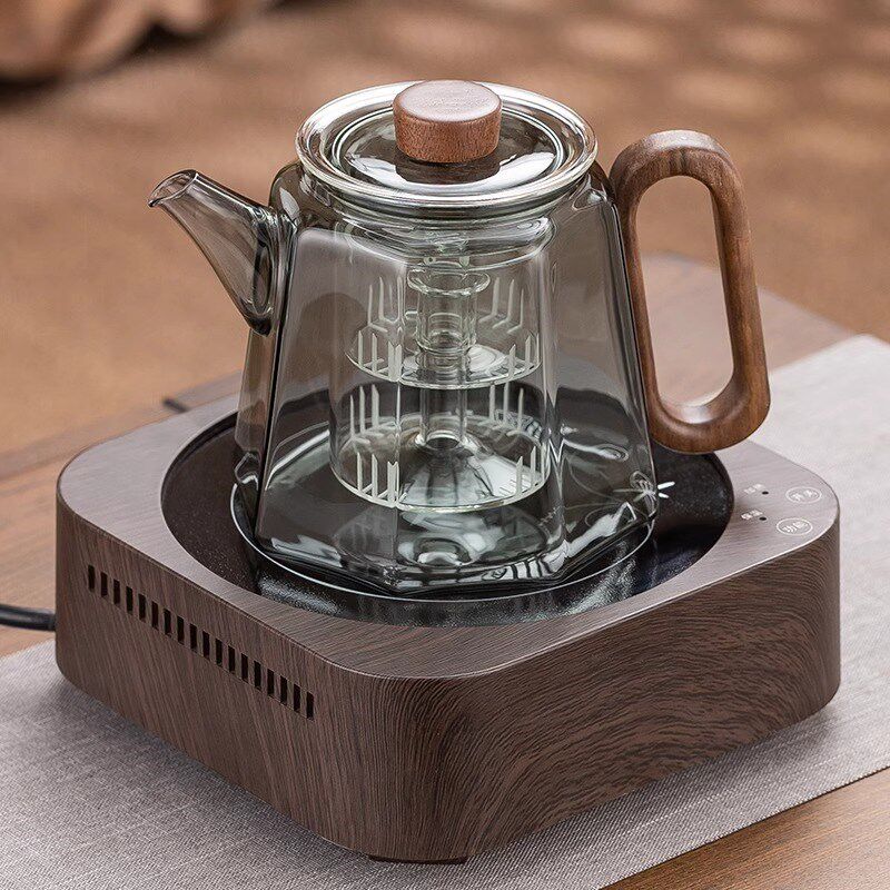 高硼硅玻璃新款煮茶器茶具煮茶壶家用电陶炉小型养生冲泡茶器底座