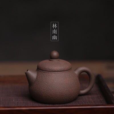 冲三杯 潮州功夫茶壶手拉手工林南幽小梨壶小品入门茶壶茶具家居