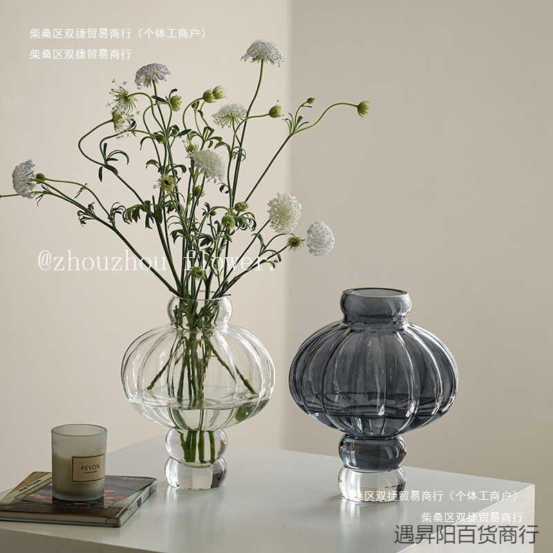 客厅新中式玄关中古风插花复古艺术装饰品餐厅感软装花瓶摆件包邮