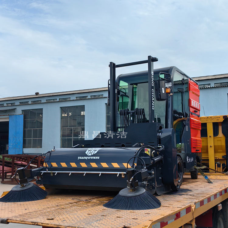电动扫地机搅拌站清扫车砂石料场扫路车洗煤场清扫车
