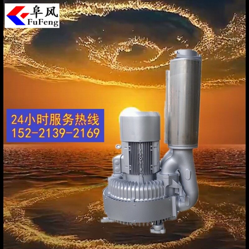立式 2RB 943-7BH3双段旋涡气泵 20kw 漩涡式风机 环形高压鼓风机