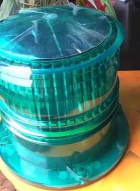 红绿白太阳能船舷灯航标灯太阳能警示灯LED工地警示灯圆顶