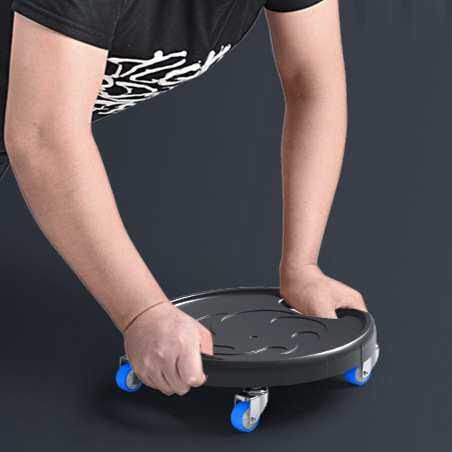 滑盘健身静态万向健腹盘腹肌轮核心训练马甲线男女家用卷腹器材