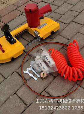 井下防爆气动锯钢轨机 手持式风动钢轨切割机风动带式锯FDJ-12O