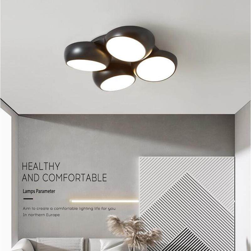 北欧创意客厅吸顶灯现代大气个性餐厅书房灯极简设计师款主卧室灯