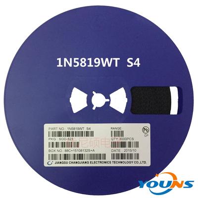 长电 肖特基二极管 SOD-523 1N5819WS 丝印:S4 1A/40V 质量稳定