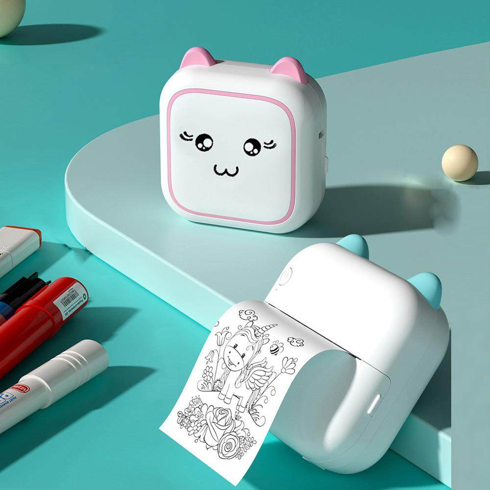 新款C25不干胶便携式热敏打印机口袋学生错题迷你标签打印机