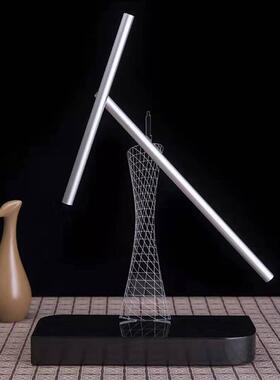 永动摆件办公室桌面混沌摆现代客厅家居装饰柜科技感高档创意礼品