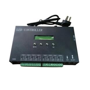 控制器DMX512幻彩灯带控制器麦爵士一体机可编程可接控台SD卡KTV