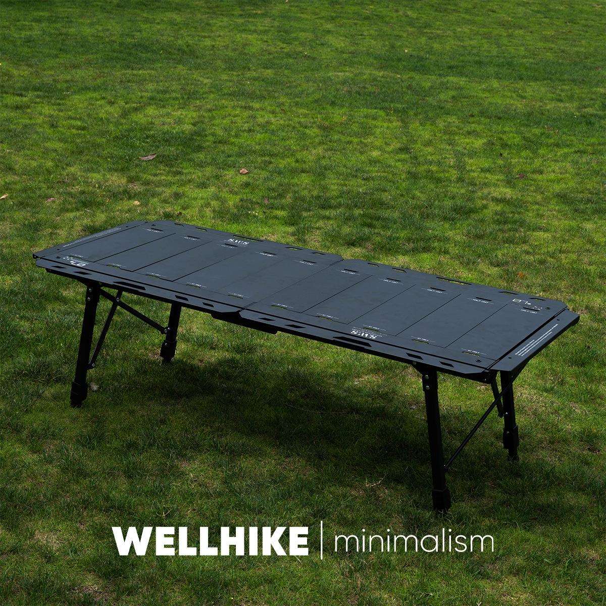 WELLHIKE户外 SWS云驰五单元IGT桌 多功能折叠铝合金高低可调桌子