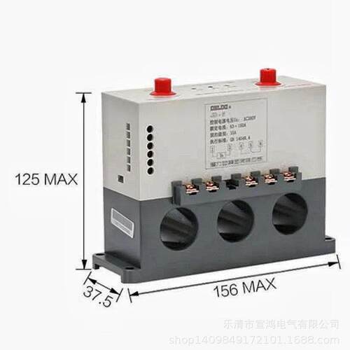JD-6 63-400A电动机380V综合保护器220V断相过载保护开关故障指示