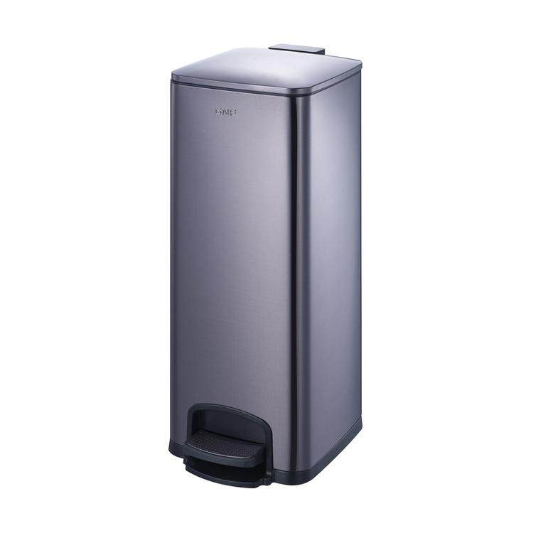 23升不锈钢方形带盖脚踏桶客房卫生间厨房写字楼电梯口收纳桶,家庭/个人清洁工具,垃圾桶,淘宝优惠券,粉丝福利购,淘宝优惠卷