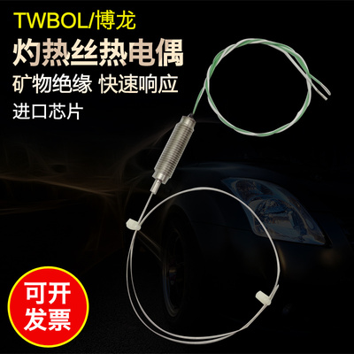灼热丝热电偶耐温1150度443-7939K型高温试验仪测温线0.5极细铠装