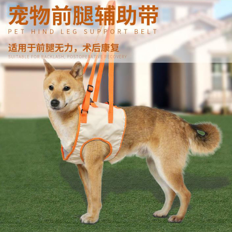 宠物前腿辅助带狗狗受伤犬老年犬手术后前腿提拉上下楼车助力行走