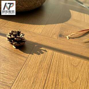 佛山瓷砖法式拼花木纹砖800x800中古风客厅卧室仿木地板砖防滑砖