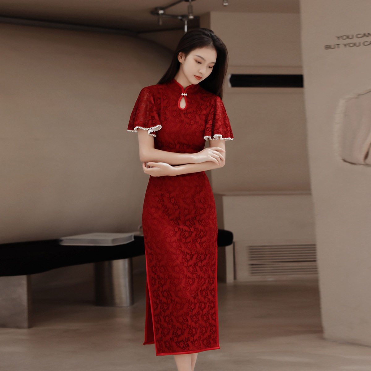新中式国潮婚宴敬酒服改良旗袍2025年新款小个子高级感连衣裙礼服