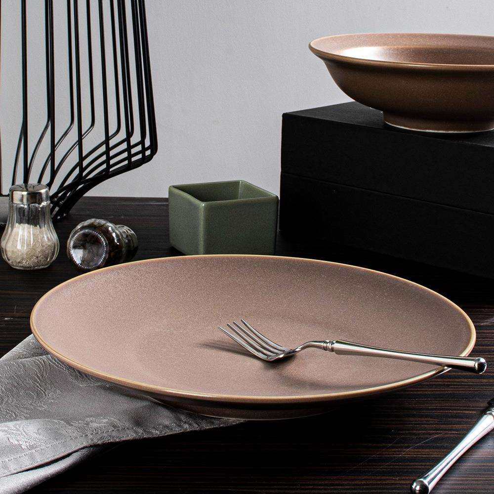 简约斗笠盘家用沙拉碗复古意境菜盘餐厅汤盘创意摆盘餐具陶瓷盘子,鲜花速递/花卉仿真/绿植园艺,割草机/草坪机,淘宝优惠券,粉丝福利购,淘宝优惠卷