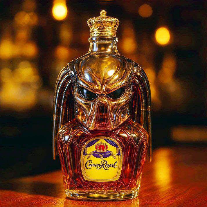 跨境新品 Predator Limited Whiskey Bottle 铁血战士高颜值酒瓶