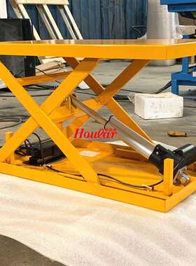 hoular小型微型电缸升降机100kg电动推杆升降平台台面800x500mm
