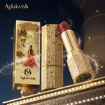 Aglaiwish魅色倾城丝绒柔雾口红古典立体雕花持久锁色水润不拔干