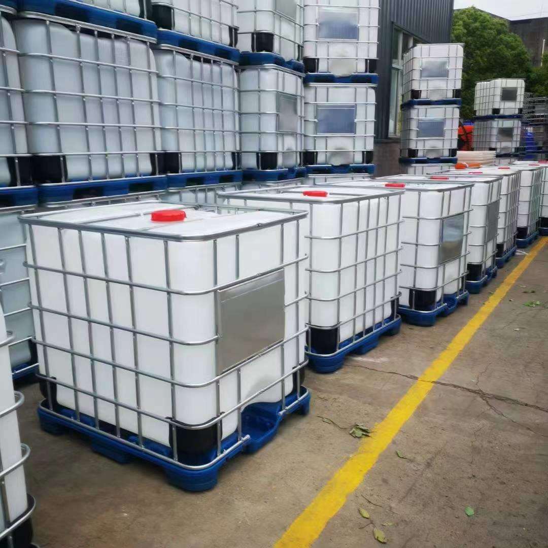 1000L吨桶耐酸碱化工桶塑料储水罐集装桶带铁架方形大容量