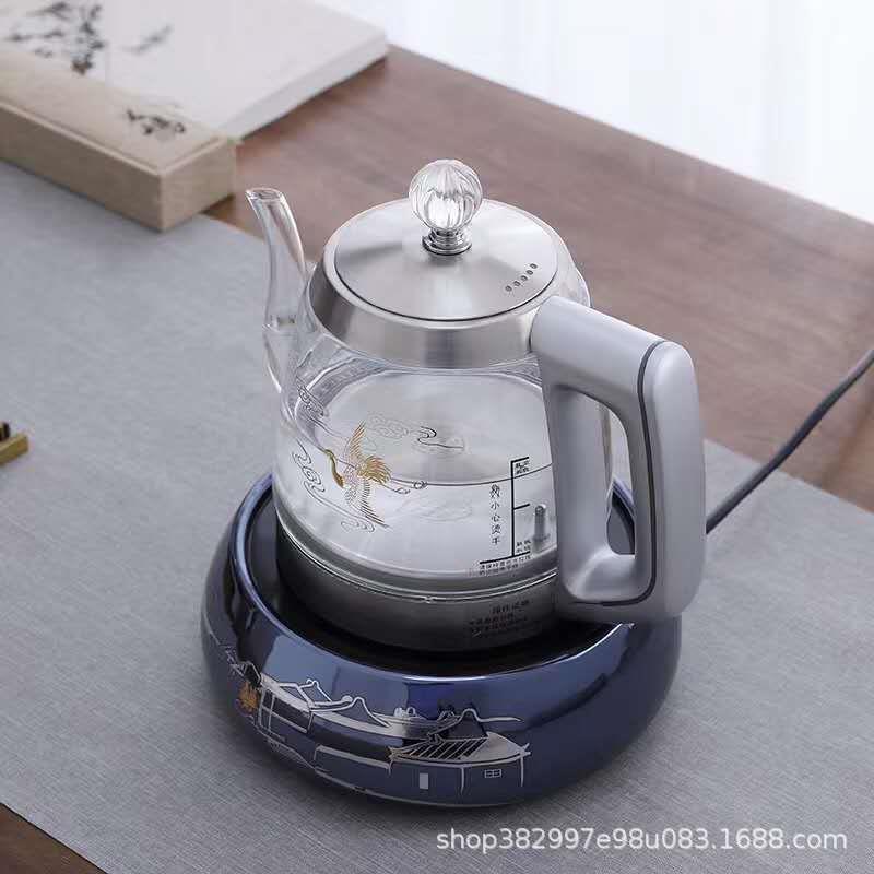 品陶堂电陶炉新品自动上水泡茶炉玻璃煮茶壶静音炉云鹤古镇快速壶