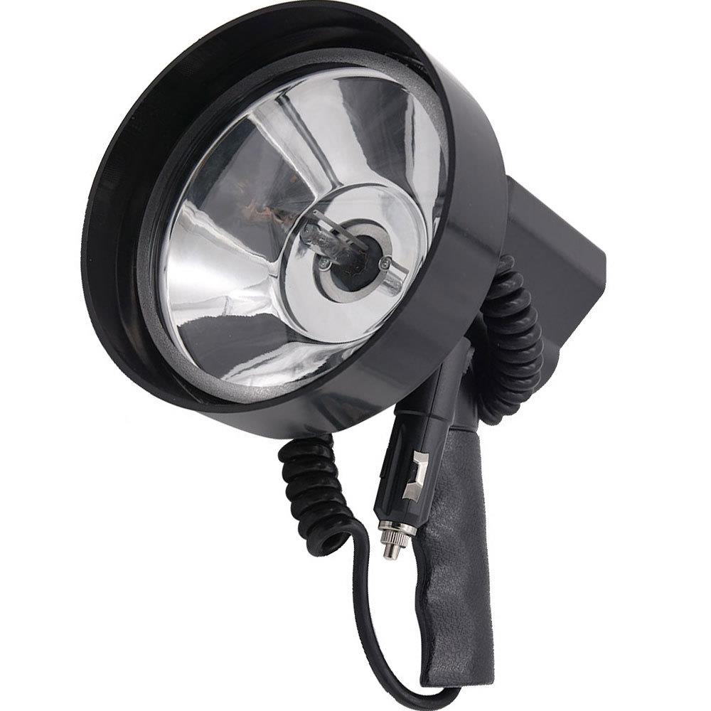150MM 5英寸12-24V 55W HID手持式探照灯户外射灯野外露营搜索灯