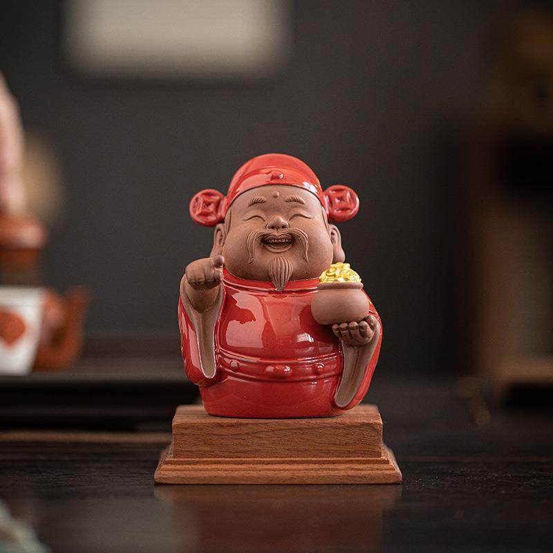 指你发财创意陶瓷财神爷小摆件禅意家居桌面办公室招财装饰工艺品,鲜花速递/花卉仿真/绿植园艺,割草机/草坪机,淘宝优惠券,粉丝福利购,淘宝优惠卷