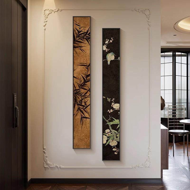 中古风入户玄关装饰画小众艺术竖版细窄长条挂画复古走廊过道壁画,鲜花速递/花卉仿真/绿植园艺,割草机/草坪机,淘宝优惠券,粉丝福利购,淘宝优惠卷