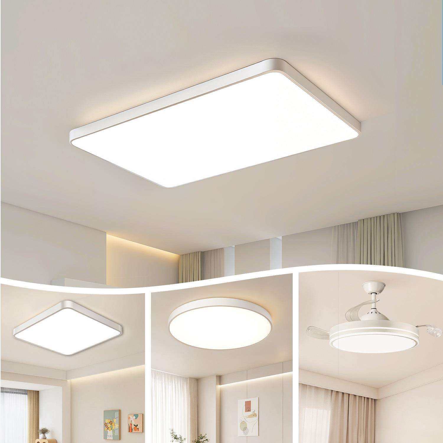 客厅灯简约现代铁艺吸顶灯led房间灯超薄护眼全光谱中山灯具,鲜花速递/花卉仿真/绿植园艺,割草机/草坪机,淘宝优惠券,粉丝福利购,淘宝优惠卷