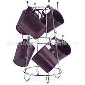 热销不锈钢马克杯架咖啡酒吧咖啡杯架Coffee Mug Holder工厂直销